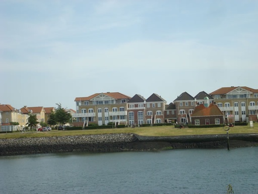 Zicht op de haven Wemeldinge