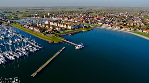 Luchtfoto Wemeldinge haven